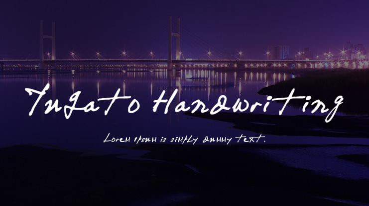 Yuqato Handwriting Font