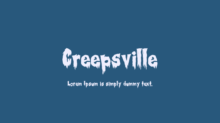 Creepsville Font