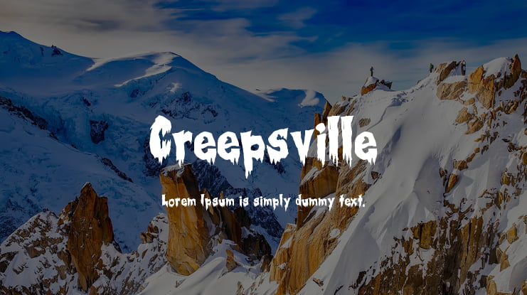 Creepsville Font