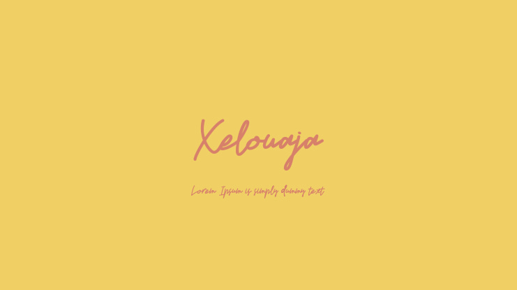 Xelouaja Font