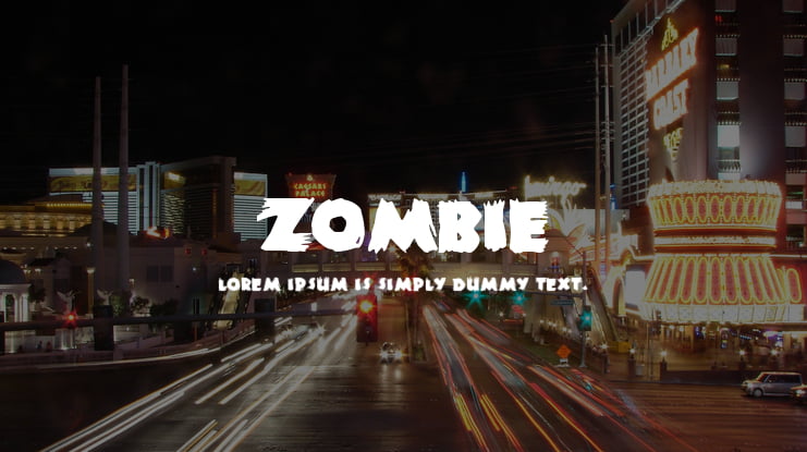 Zombie Font