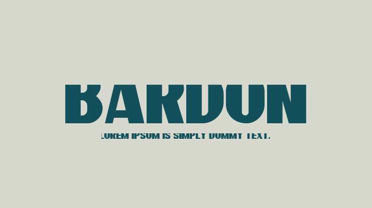 Bardon Font Family