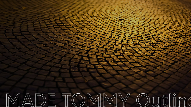 MADE TOMMY Outline Font Family