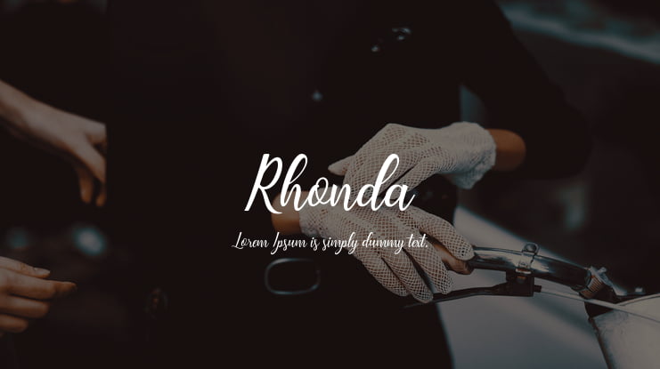 Rhonda Font