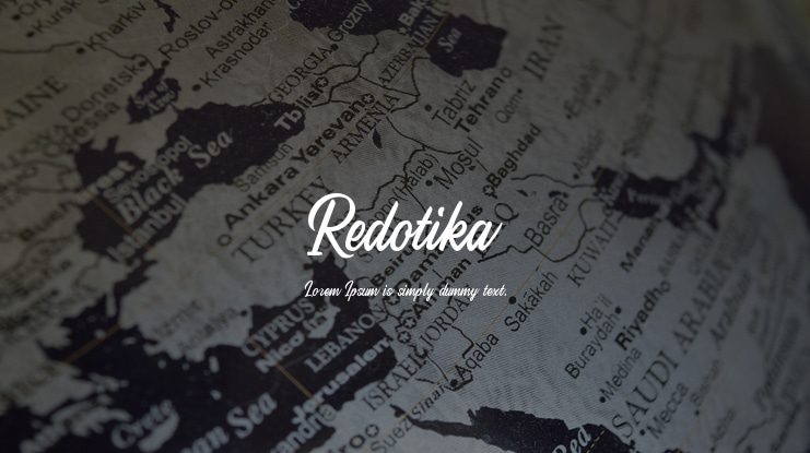 Redotika Font
