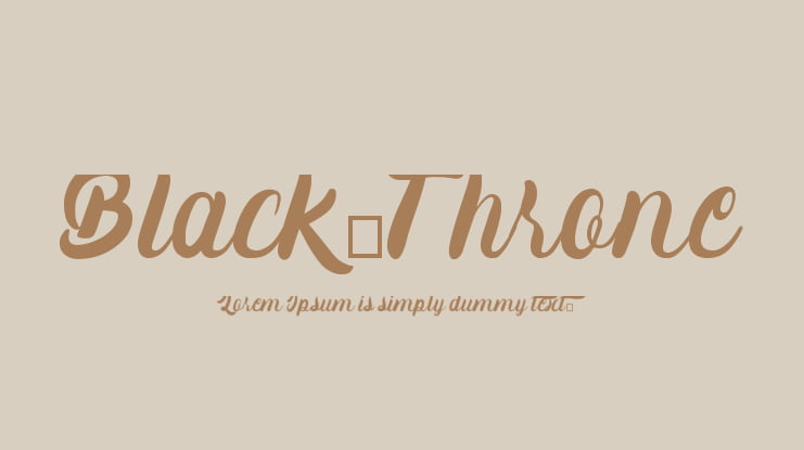 Black_Throne Font