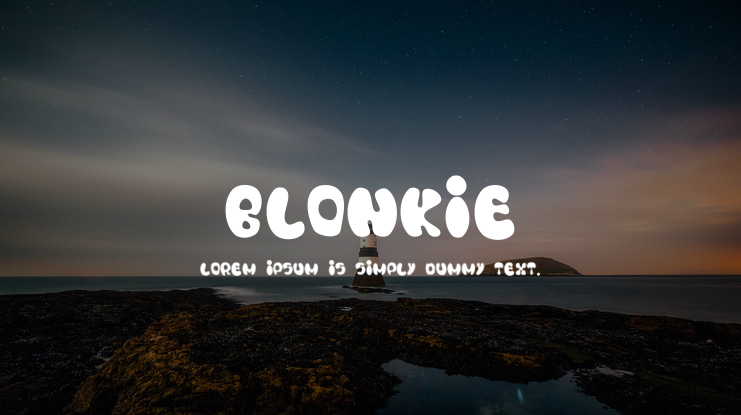 Blonkie Font