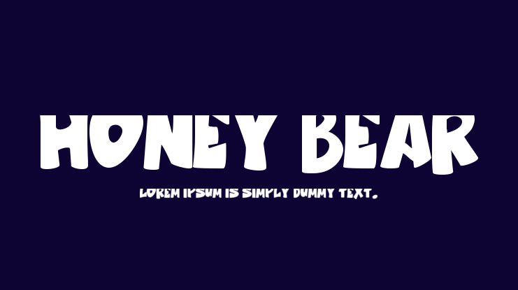 Honey Bear Font
