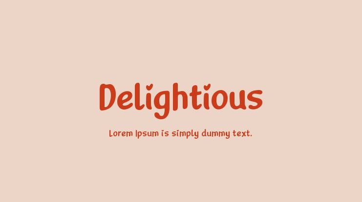 Delightious Font Family