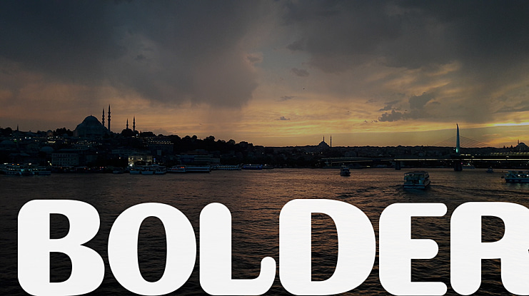 BOLDER Font
