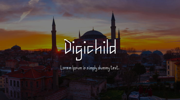 Digichild Font