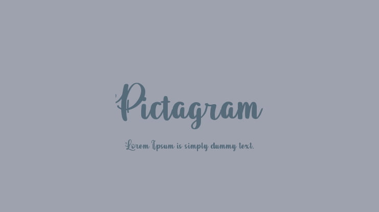 Pictagram Font