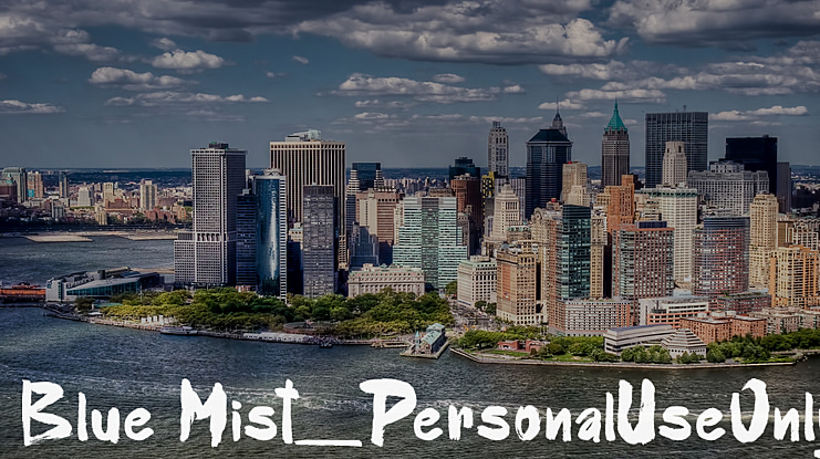 Blue Mist_PersonalUseOnly Font