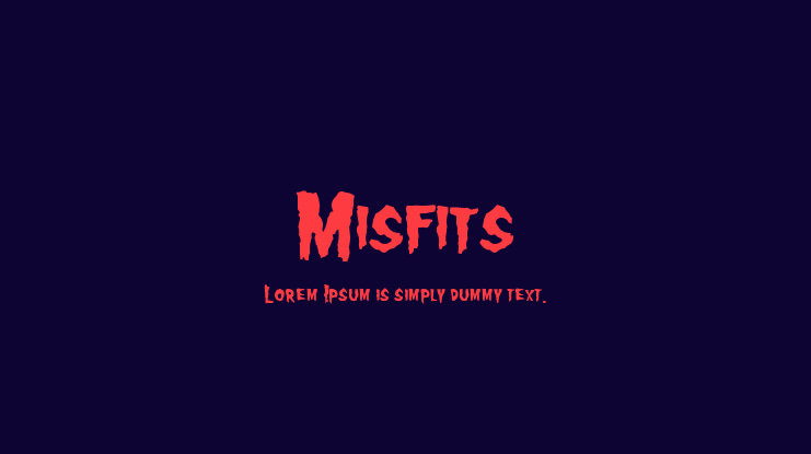 Misfits Font