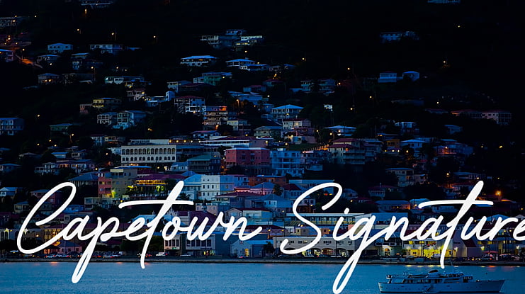 Capetown Signature Font