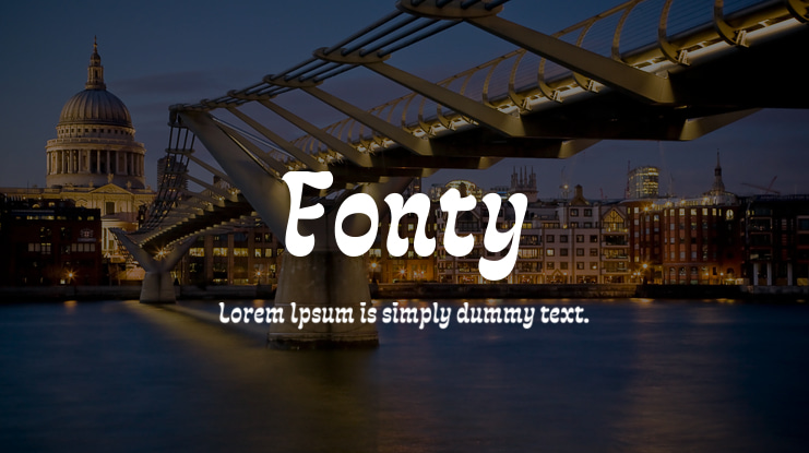Fonty Font