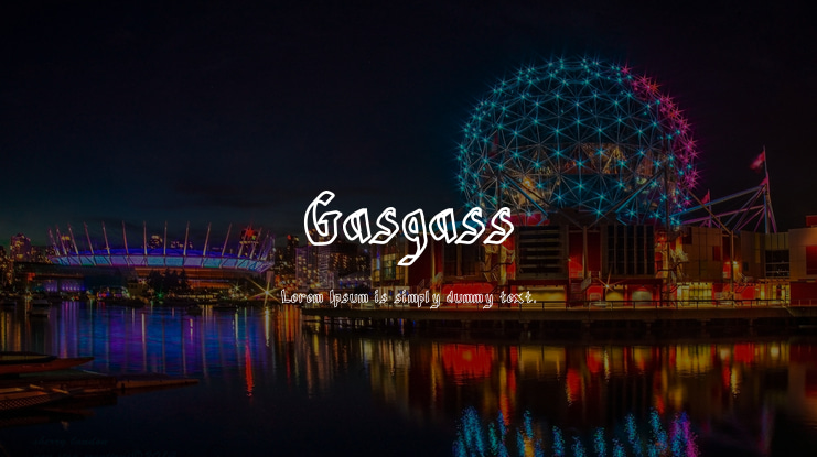 Gasgass Font