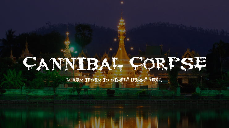 Cannibal Corpse Font