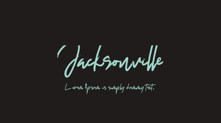 Jacksonville Font