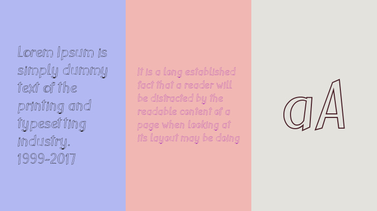 Ataro Outline Font Family