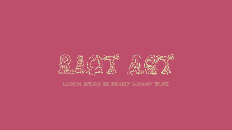 Riot Act Font