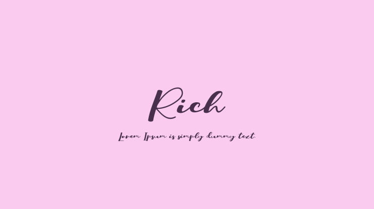 Rich Font
