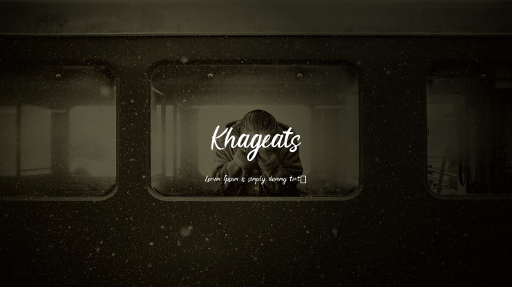 Khageats Font