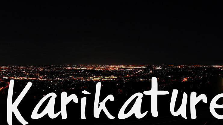 Karikature Font