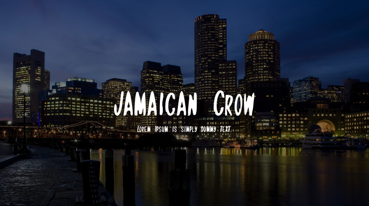 Jamaican Crow Font