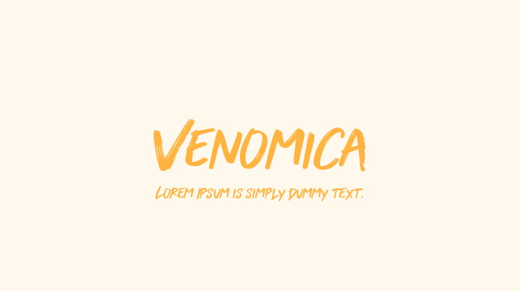 Venomica Font