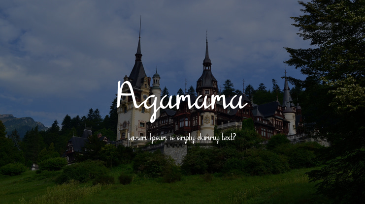 Agamama Font