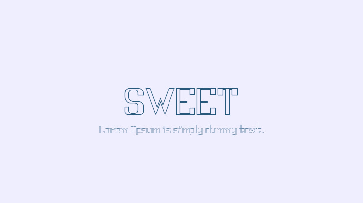 SWEET Font