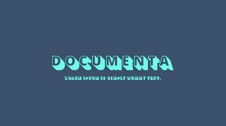 Documenta Font