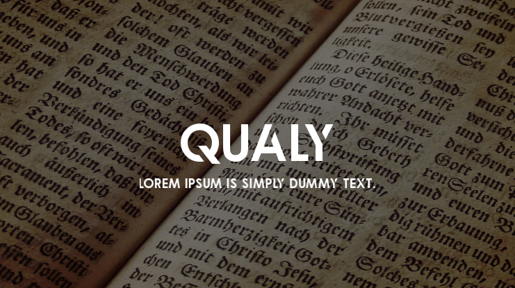 Qualy Font