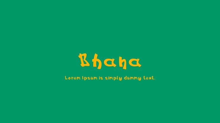 Bhana Font