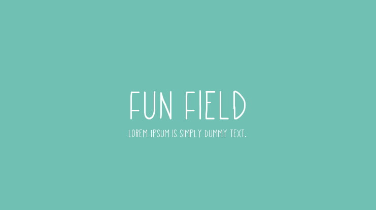 Fun Field Font