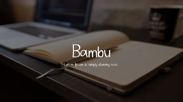 Bambu Font