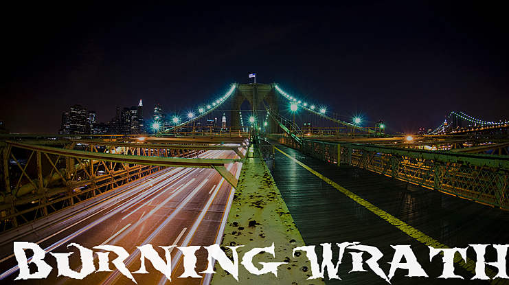 Burning Wrath Font