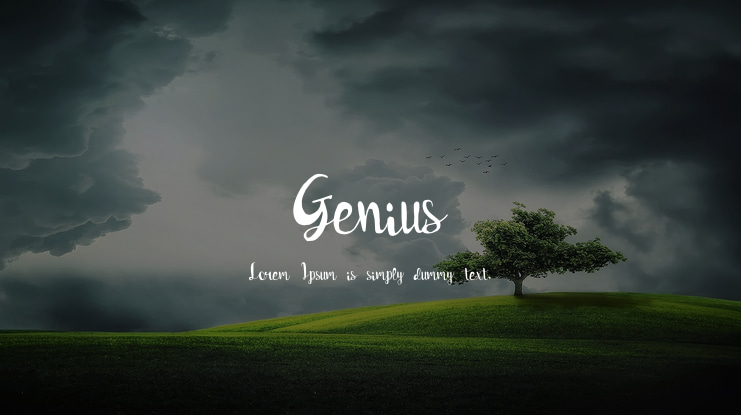 Genius Font