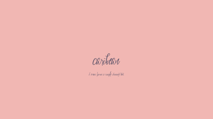 caribean Font