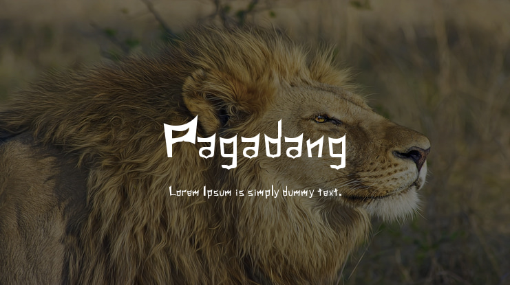 Pagadang Font