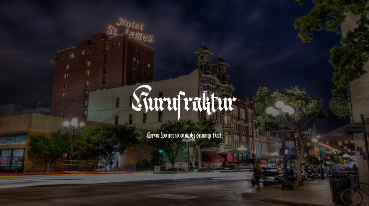 Hurufraktur Font