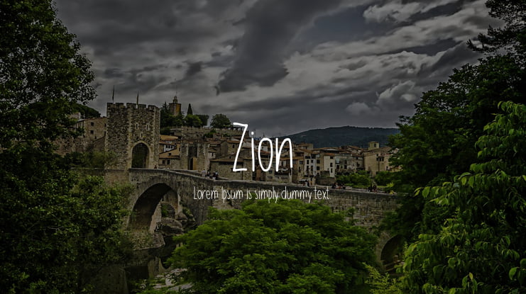 Zion Font