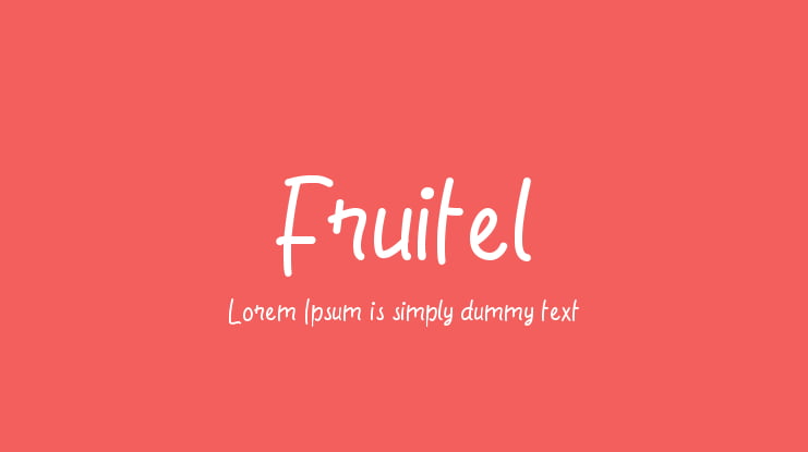 Fruitel Font