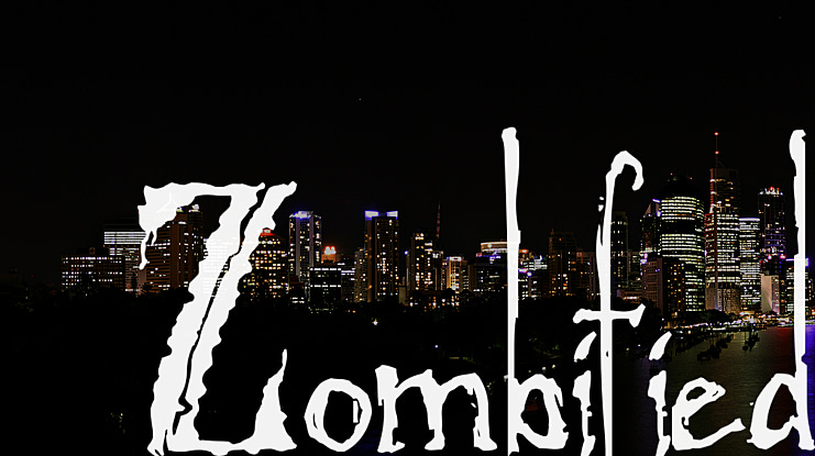 Zombified Font