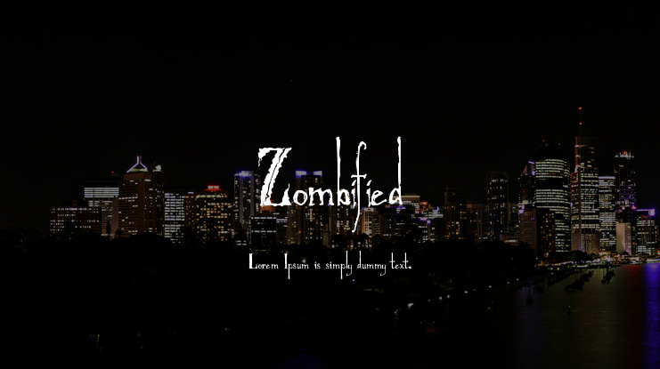 Zombified Font