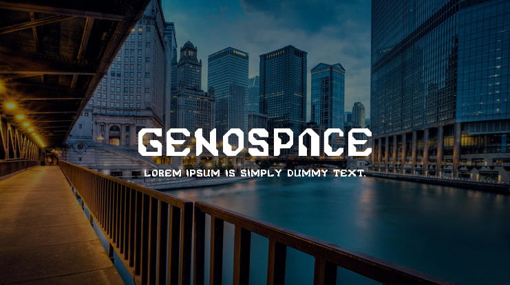 Genospace Font