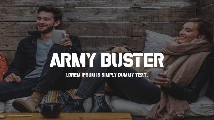Army Buster Font
