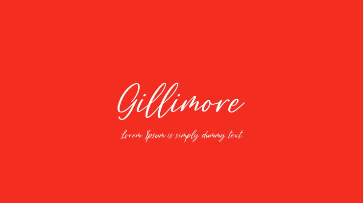 Gillimore Font