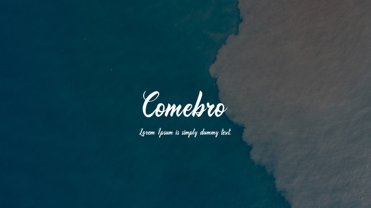 Comebro Font